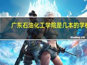 广东石油化工学院是几本的学校
