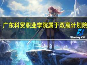 广东科贸职业学院属于双高计划院校吗