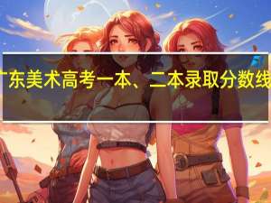 广东美术高考一本、二本录取分数线是多少