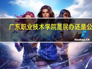 广东职业技术学院是民办还是公办