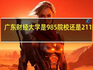 广东财经大学是985院校还是211院校