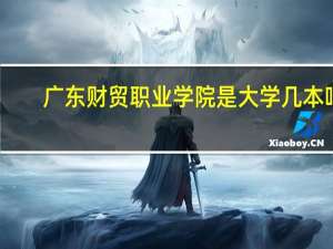 广东财贸职业学院是大学几本吗