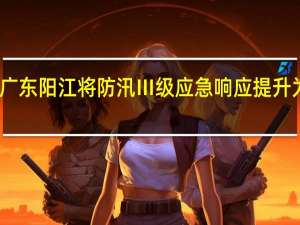 广东阳江将防汛Ⅲ级应急响应提升为Ⅱ级