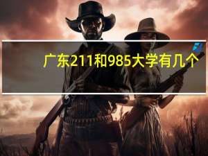 广东211和985大学有几个