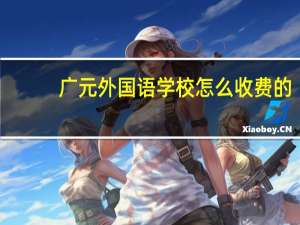 广元外国语学校怎么收费的