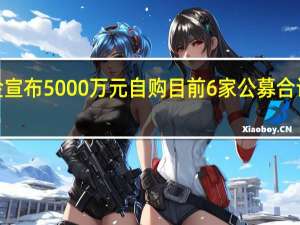 广发基金宣布5000万元自购 目前6家公募合计自购达3亿元