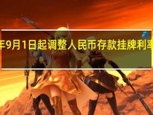 广发银行自2023年9月1日起调整人民币存款挂牌利率调整后的挂牌利率如下