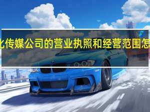 广告文化传媒公司的营业执照和经营范围怎么写比较全面？