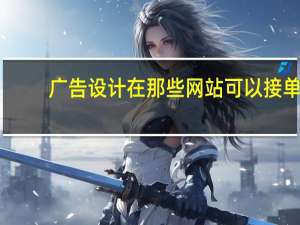 广告设计在那些网站可以接单