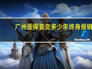 广州医保要交多少年终身报销