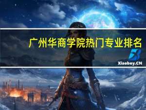 广州华商学院热门专业排名