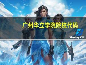 广州华立学院院校代码