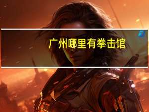 广州哪里有拳击馆