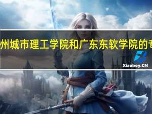 广州城市理工学院和广东东软学院的专业对比