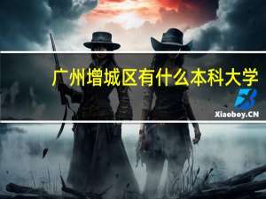 广州增城区有什么本科大学