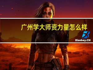 广州学大师资力量怎 么 样
