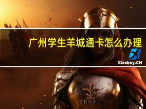 广州学生羊城通卡怎么办理（广州学生羊城通官网）