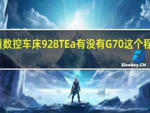 广州数控车床928TEa有没有G70这个程序指令啊