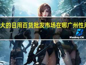 广州最大的日用百货批发市场在哪 广州性用品批发市场