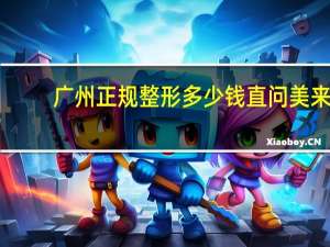 广州正规整形多少钱直问美来(广州莱美整形医院介绍)