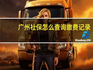 广州社保怎么查询缴费记录
