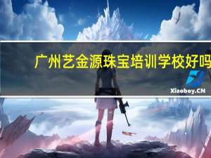 广州艺金源珠宝培训学校好吗