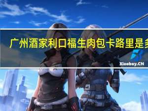 广州酒家 利口福 生肉包卡路里是多少