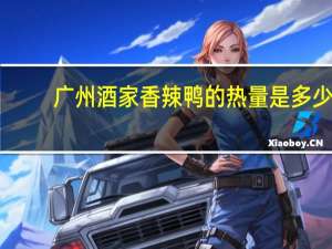 广州酒家 香辣鸭的热量是多少