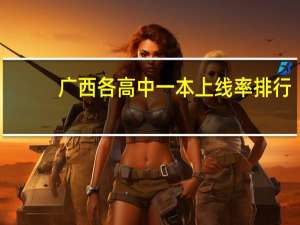 广西各高中一本上线率排行