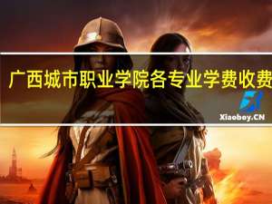 广西城市职业学院各专业学费收费标准