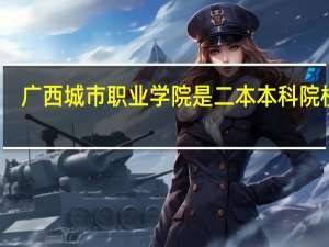 广西城市职业学院是二本本科院校吗