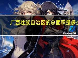 广西壮族自治区的总面积是多少