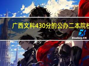 广西文科430分的公办二本院校