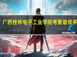 广西桂林电子工业学院考要最低多少分