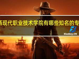 广西现代职业技术学院有哪些知名的专业和学科