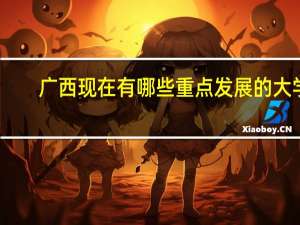 广西现在有哪些重点发展的大学