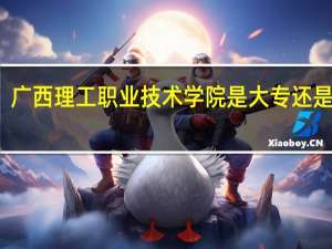 广西理工职业技术学院是大专还是中专