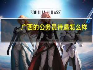 广西的公务员待遇怎么样
