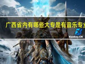 广西省内有哪些大专是有音乐专业的
