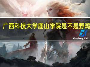 广西科技大学鹿山学院是不是野鸡学校