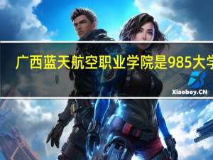 广西蓝天航空职业学院是985大学吗