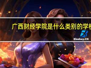 广西财经学院是什么类别的学校