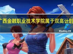 广西金融职业技术学院属于双高计划院校吗