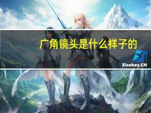 广角镜头是什么样子的（广角镜头是什么意思）