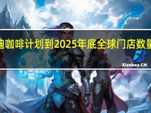 库迪咖啡计划到2025年底全球门店数量达2万家