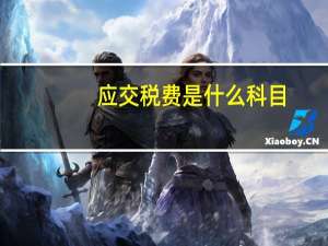 应交税费是什么科目