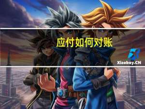 应付如何对账