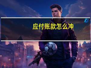 应付账款怎么冲