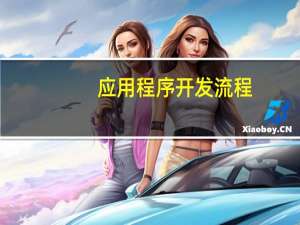 应用程序开发流程
