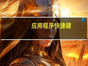 应用程序快捷键